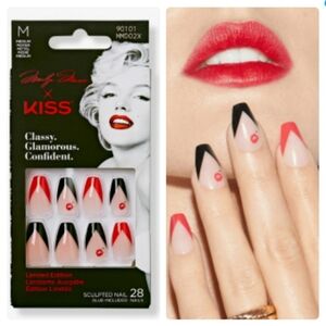 Marilyn Monroe x KISS Limited Edition Medium Coffin Glue-On Nails